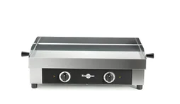 Plancha electrique KRAMPOUZ Serie noire gecif2no, gris