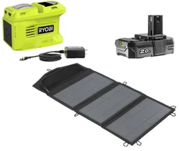 Panneau solaire, RYOBI 21w 18v 2AH