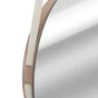 Miroir rond en bois de chêne Nordik Cord, INSPIRE, diam. 57.5 cm