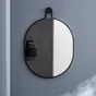 Miroir pendule, INSPIRE, l.50 X H.70 cm noir