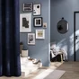 Miroir pendule, INSPIRE, l.50 X H.70 cm noir