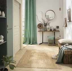 Miroir Nordik Tableto, rond diam. 56 cm, chêne, Inspire