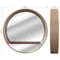 Miroir Nordik Tableto, rond diam. 56 cm, chêne, Inspire