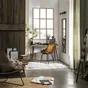 Miroir rectangulaire Indus noir, l.52 x H.152 cm