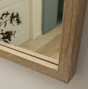 Miroir en bois de chêne Milo, INSPIRE, l.32 X H.122 cm