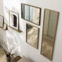 Miroir en bois de chêne Milo, INSPIRE, l.32 X H.122 cm
