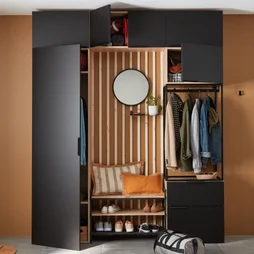 Miroir SWEET d.42 cm oir INSPIRE
