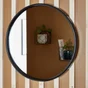 Miroir SWEET d.42 cm oir INSPIRE