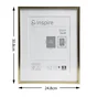 Cadre en laiton, INSPIRE Glam, l.24 X H.30 cm