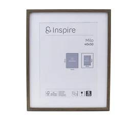 Cadre Milo Noyer, INSPIRE, l.40 X H.50 cm