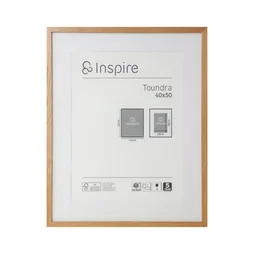 Cadre en bois, INSPIRE Toundra, l.40 X H.50 cm