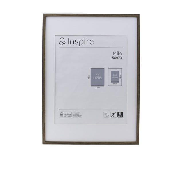 Cadre Milo Noyer, INSPIRE, l.50 X H.70 cm