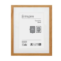 Cadre en bois, INSPIRE Toundra, l.30 X H.40 cm