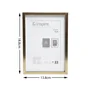 Cadre en laiton Glam, INSPIRE, l.13 X H.18 cm