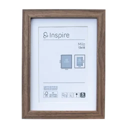 Cadre Milo Noyer, INSPIRE, l.13 X H.18 cm