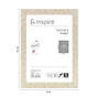 Cadre Palmeta, H.29.7 x l.21 cm beige, INSPIRE