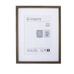 Cadre Milo Noyer, INSPIRE, l.30 X H.40 cm