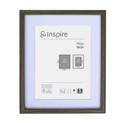 Cadre Milo Noyer, INSPIRE, l.18 X H.24 cm