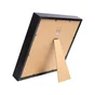 Cadre vitrine en bois Milo, l.30 X H.30 cm noir INSPIRE