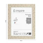 Cadre Palmeta, H.24 x l.18 cm beige, INSPIRE