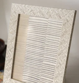 Cadre Palmeta, H.15 x l.10 cm beige, INSPIRE