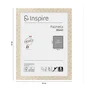 Cadre Palmeta, H.40 x l.30 cm beige, INSPIRE