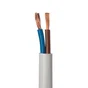 Câble ho5vvf 2x1.5 blanc 5 métres