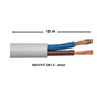 Câble électrique h05vvf, LEXMAN, 2 x 1.5 mm2 blanc 15 m