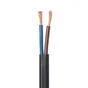 Câble ho3vvh2f 2x0.75  noir 15 métres