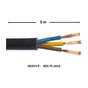 Câble électrique h03vv-f, LEXMAN, 3G0 x 0.75 mm2 noir 5 m