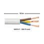 Câble ho3vvf 3g0.75  blanc  10 métres