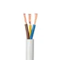 Câble ho3vvf 3g0.75  blanc  10 métres