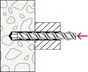 Kit de 100 cheville clou NF 6X80/50, FISCHER