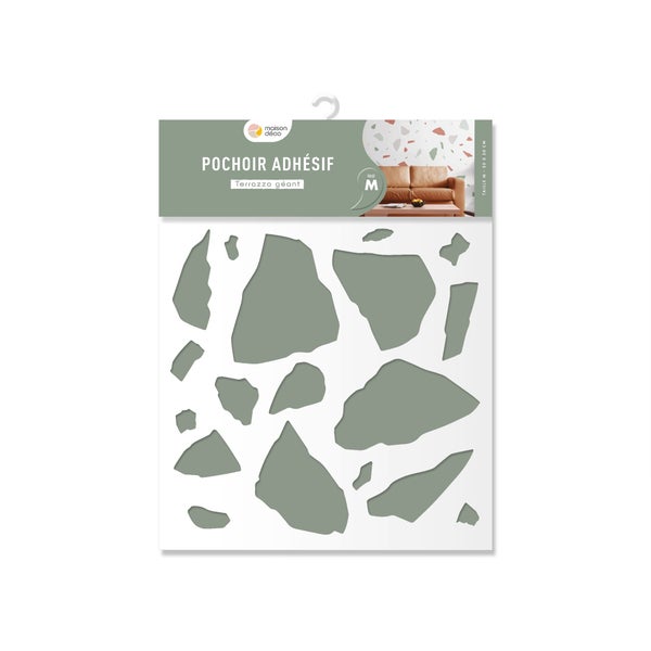 Pochoir M, Terrazzo geant, MAISON DECO