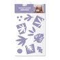 Pochoir L, Plantes decoupees, MAISON DECO