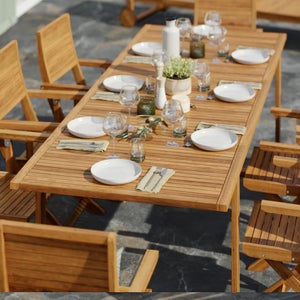 Table en acacia 8 personnes Solaris II NATERIAL