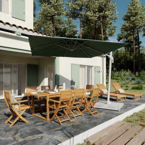 Table en acacia 8 personnes Solaris II NATERIAL