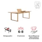 Table en acacia 8 personnes Solaris II NATERIAL