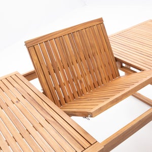 Table en acacia 8 personnes Solaris II NATERIAL