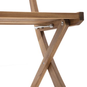 Lot de 2 chaises Solaris II en acacia miel NATERIAL