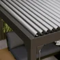 Pergola bioclimatique autoportante First II aluminium gris anthracite, 9m²