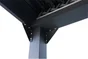 Pergola bioclimatique autoportante First II aluminium gris anthracite, 9m²