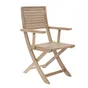 Lot de 2 fauteuils NATERIAL en acacia, Solaris II