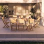Lot de 2 fauteuils NATERIAL en acacia, Solaris II