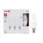 Lot de 3 ampoules led  E14, 470Lm = 3.4W, LEXMAN