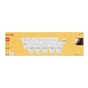 Lot de 10 ampoules led réflecteur GU10, 450lm = 50W, blanc chaud, LEXMAN