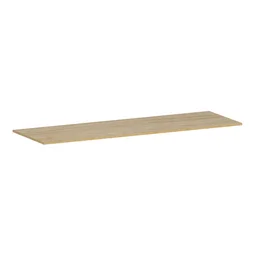 Plateau de finition SPACEO Evo'm L.123,6 x P.40 x Ep. 2 cm effet bois naturel