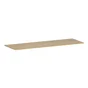Plateau de finition SPACEO Evo'm L.123,6 x P.40 x Ep. 2 cm effet bois naturel