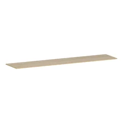 Plateau de finition SPACEO Evo'm L.183,6 x P.40 x Ep. 2 cm effet bois naturel