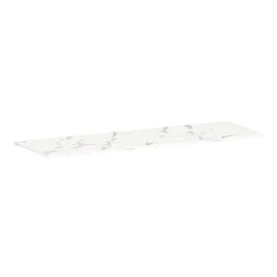 Plateau de finition SPACEO Evo'm L.123,6 x P.40 x Ep. 2 cm effet marbre
